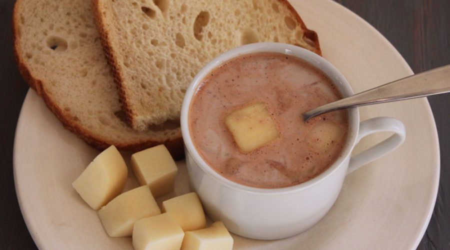 Hot Chocolate with Cheese (Colombian Style)