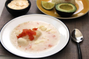 Mote de queso: sopa colombiana